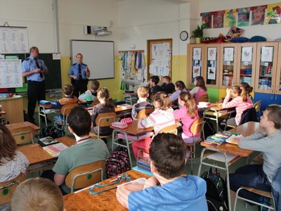 Navštívili nás policisté:-)