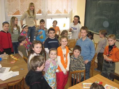 Malování velikonočních vajíček