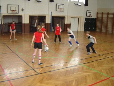 Fotbálek v tělocvičně