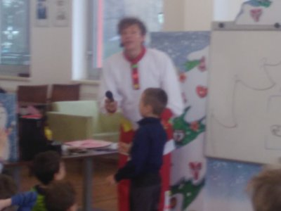 Malovali jsme v knihovně