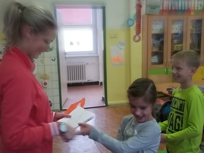 Loučení s p. asistentkou Karolínou