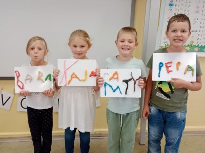 Tvoříme v pracovních činnostech.