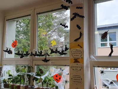 Halloween u nás ve třídě