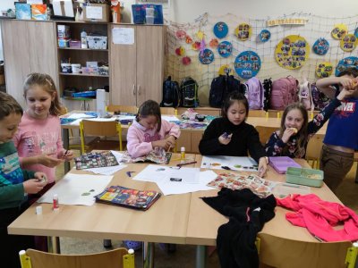 Obrázek 176853 Vyrábíme koláž s přehledem vhodné a nevhodné potravy pro šneka.