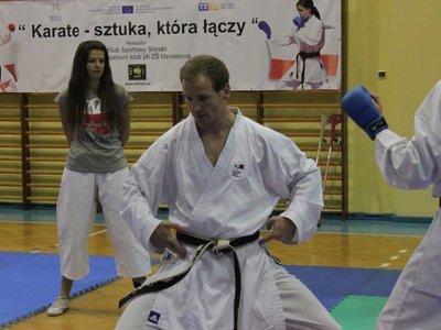 Seminář karate s Johnatenem Mottramem a Christianem Grünerem