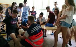Titulní obrázek k příspěvku Deváťáci záchranáři