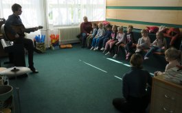 Titulní obrázek k příspěvku Předškoláci v hodině hudební výchovy