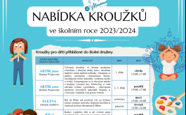 Titulní obrázek k příspěvku Nabídka kroužků 2023/2024