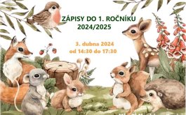 Titulní obrázek k příspěvku Zábavné zápisy do 1.tříd 2024/25