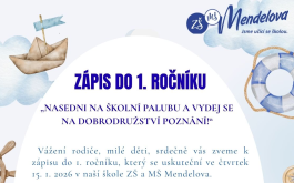 Titulní obrázek k příspěvku Zápis do 1.ročníku