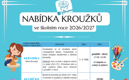 Titulní obrázek k příspěvku Nabídka kroužků 2026/27