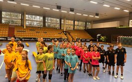 Titulní obrázek k příspěvku První zápasové klání v miniházené pro žáky 4. a 5. ročníku