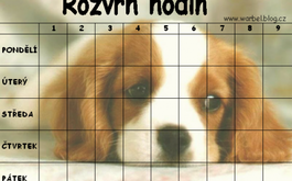 Titulní obrázek k příspěvku Rozvrh hodin 6.A