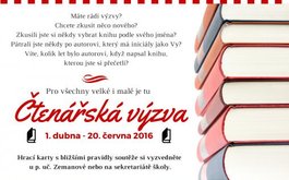 Titulní obrázek k příspěvku Čtenářská výzva 2016