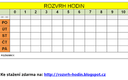 Titulní obrázek k příspěvku AKTUÁLNÍ ROZVRH PRO ŠKOLNÍ ROK 2016/2017